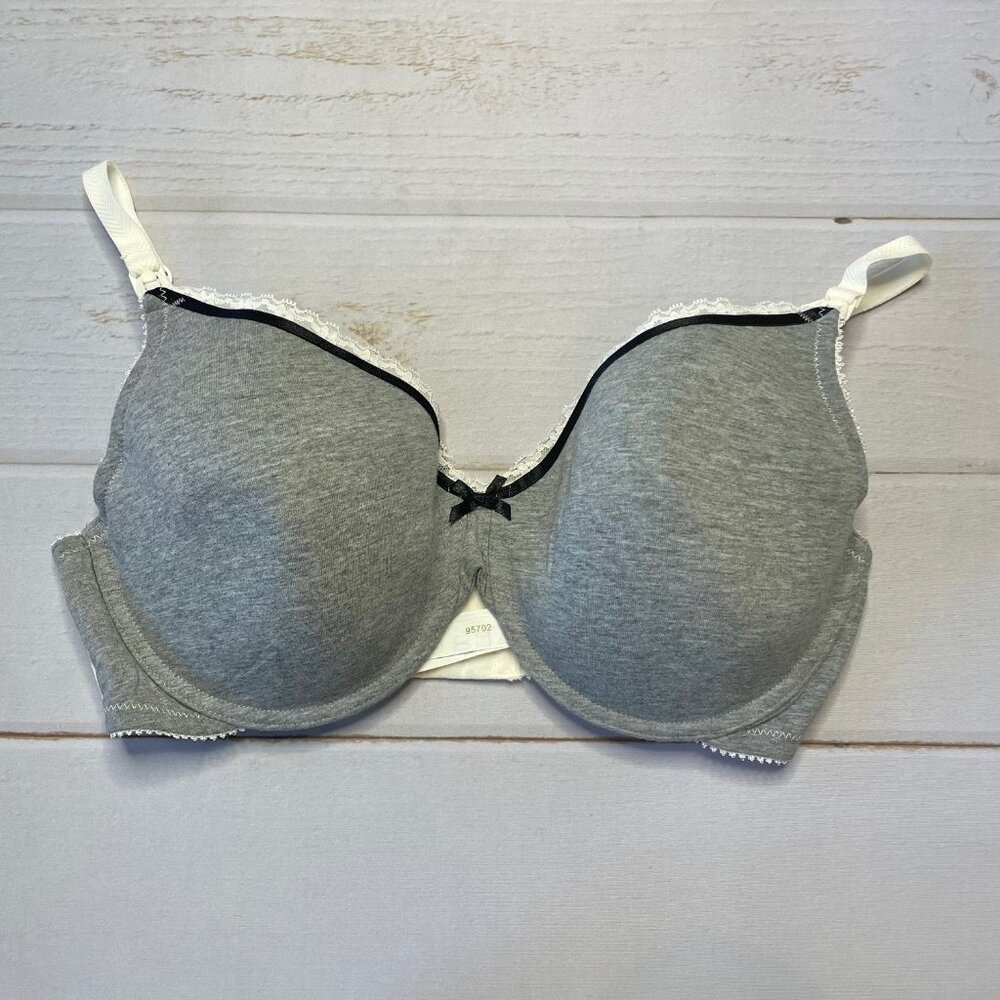 Motherhood Maternity - Women’s Grey Maternity Bra - Size 38DD